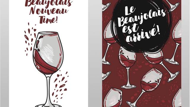 Poster zum Beaujolais Nouveau Fest