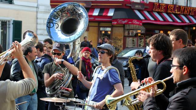 Musiker bei der Fête de la Musique in Frankreich