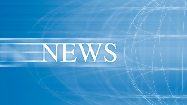 Blaues Hintergrundbild mit dem Schriftzug NEWS und Weltkugel-Liniengrafik